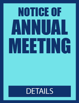 annual meeting February 18, 2025 at 4:30 pm