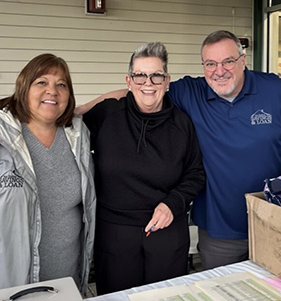 BHSLA employees at a volunteer event